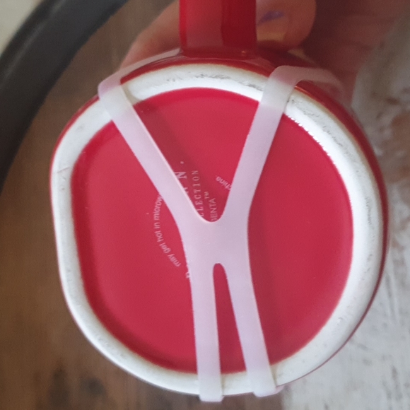 NWT Rae Dunn Mug I love teaching with topper 🎁 - Picture 2 of 4